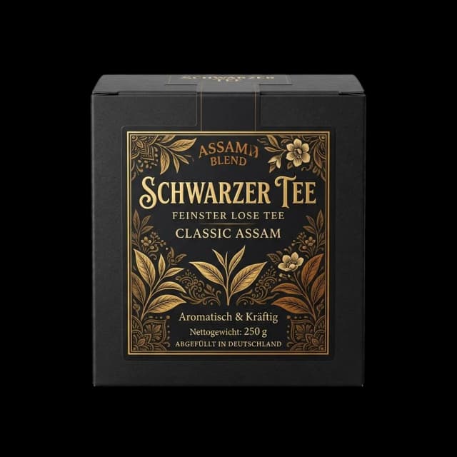 Schwarzer Tee (z.B. Ceylon oder Assam)