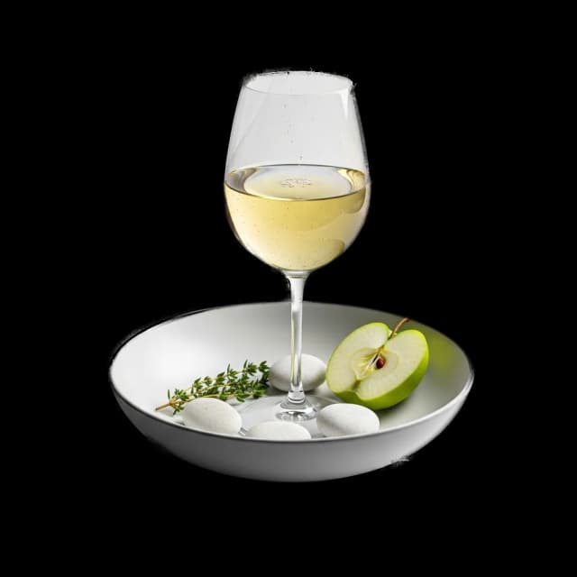 Weißwein (trocken, gut gekühlt)