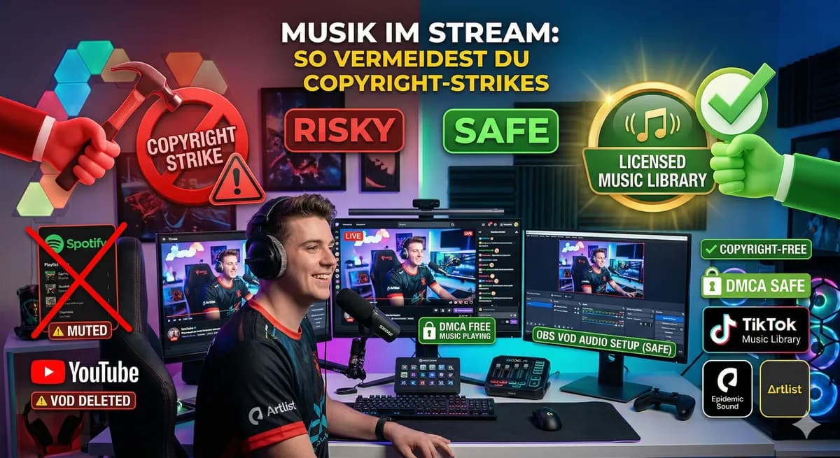 Musik im Stream: So vermeidest du Copyright-Strikes